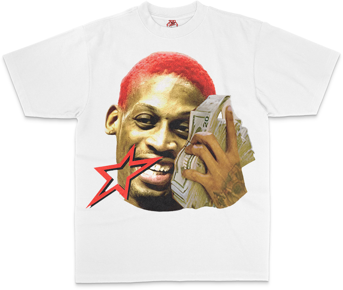 RODMAN $ WHITE/BLACK